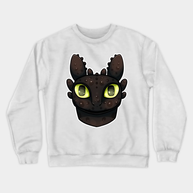 Night Fury Crewneck Sweatshirt by HEllRas